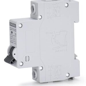 AC Miniature Circuit Breaker, 32 Amp 120V/240V 1 Pole DIN Rail Mount Circuit Breaker, Thermal Magnetic Trip, Solar AC Disconnect Switch MCB C32