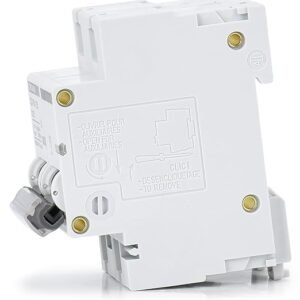 AC Miniature Circuit Breaker, 80 Amp 120V/240V 2 Pole DIN Rail Mount Circuit Breaker, Thermal Magnetic Trip, Solar AC Disconnect Switch MCB 2P C80