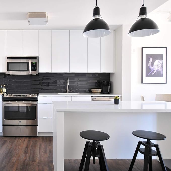 Amazon Basics A19 LED Light Bulbs, 60 Watt Equivalent, Energy Efficient 9W, E26 Standard Base, Soft White 2700K, Dimmable, 10,000 Hour Lifetime , 6-Pack - Image 4