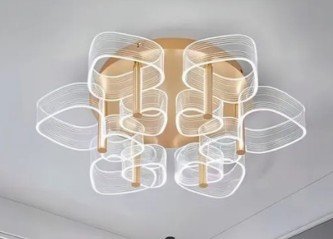 Nordic LED Chandelier for Modern Living Room and Bedroom
