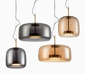 Metal Glass Lamp Shade Home Decor Dining Room LED Pendant Light