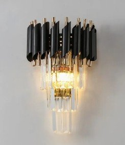 Hotel Bedside Interior Lighting Living Room Home Decor Crystal Modern Wall Lamps